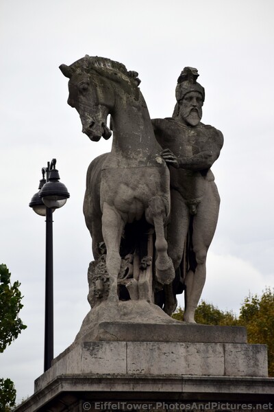 Warrior with Horse Statue on Pont d'lena Bridge in Paris.jpg