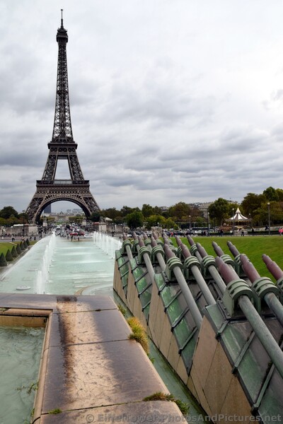 Eiffel Tower, Warsaw Fountain, & Missiles of Trocadero Gardens.jpg