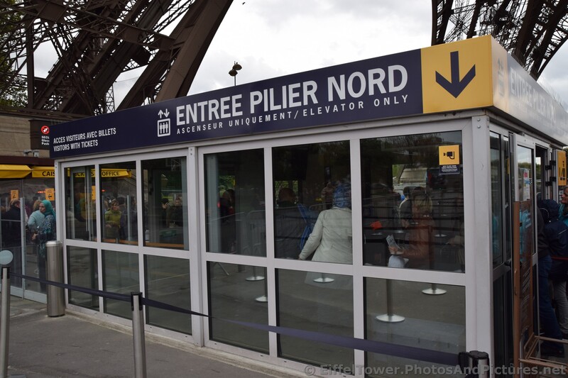 Eiffel Tower Entrance Area for People with Elevator Tickets.jpg