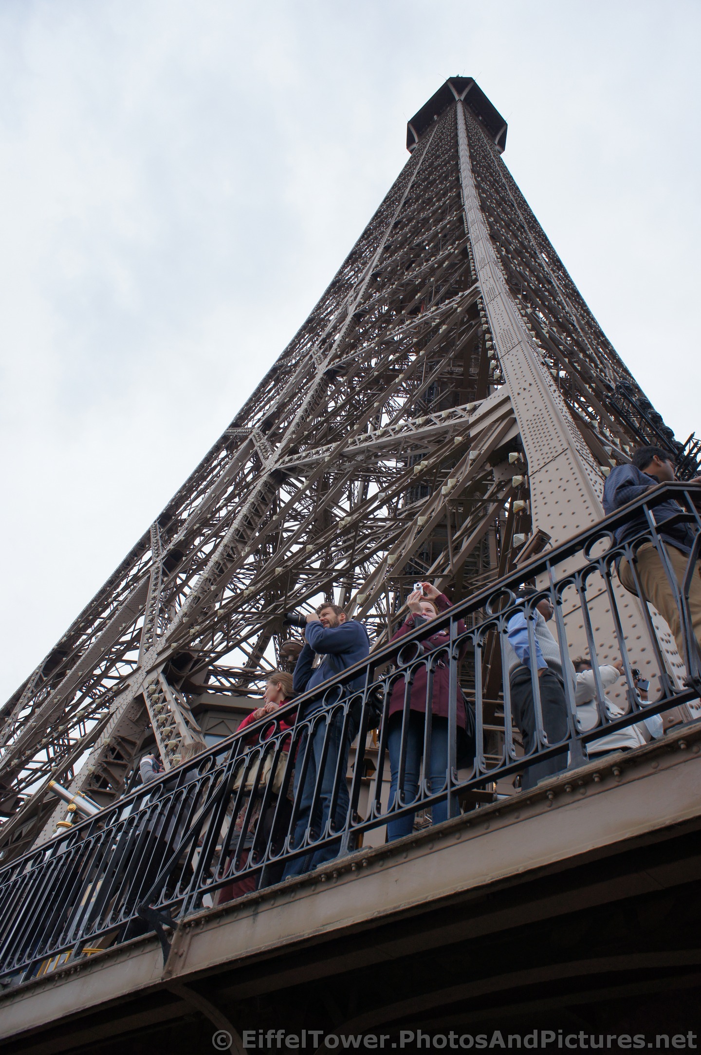 Tourists Taking Pictures of Paris from Eiffel Tower Second Level.jpg
