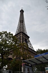 Eiffel Tower seen from the Tour Eiffel bus stop.jpg