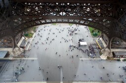 Eiffel Tower Courtyard seen from First Floor.jpg