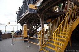 Stairs to Go towards the Top Level of Eiffel Tower from Second Floor.jpg