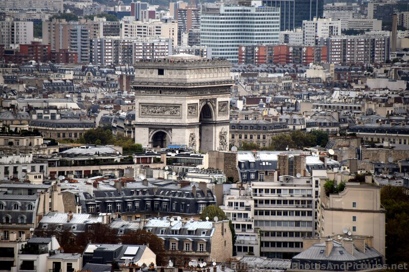 Arc de Triomphe Picture Taken from Eiffel Tower.jpg