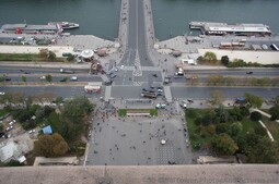 Quai Branly and Pont d'Lena Bridge Eiffel Tower looking straight down.jpg